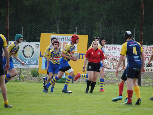 Positiva prestazione dell\'Under 15 del Rugby Frassinelle